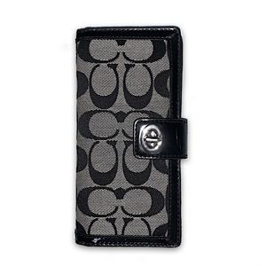 COACH Bifold Card Wallet with Twist lock
